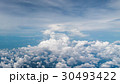 Sky blue and clouds background. 30493422