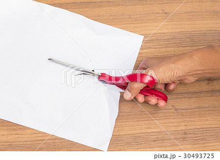 Scissors cut paper 30493725