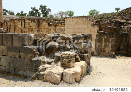 The ancient city of Beit She'an is located in the  30495626