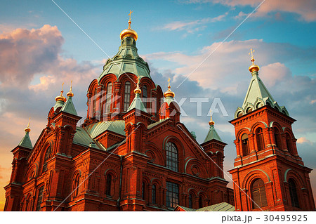 Embankment In Helsinki At Summer Evening, Finland. 30495925
