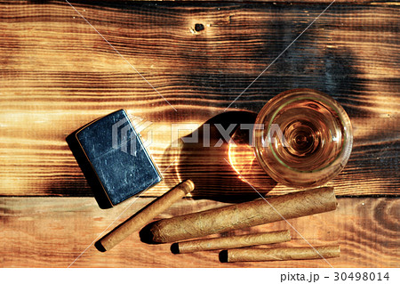 Beautiful background of a table with wood  30498014