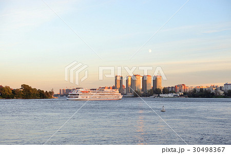 View of Neva river, St.Petersburg. 30498367