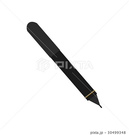 Metal pen isolated on white background office 30499348