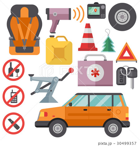 Auto transport motorist icon symbol vehicle Auto transport motorist icon symbol vehicle 30499357