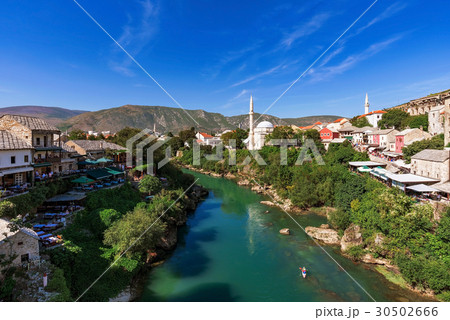 View of Mostar old town 30502666