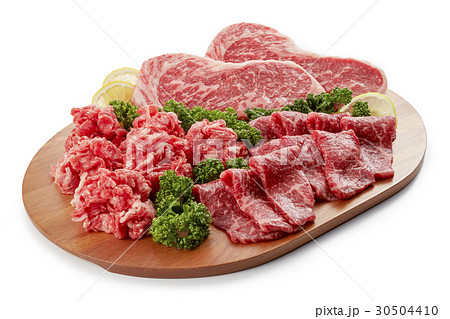 国産牛肉　(ステーキ、焼肉、切り落とし) 30504410