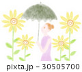 ひまわりと女性 ひまわりと女性 30505700