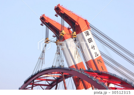 橋の架設 30512315