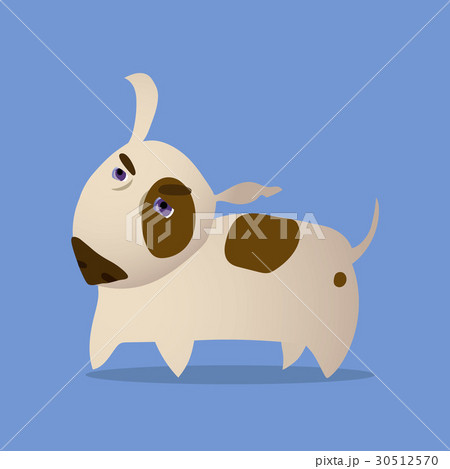 Cartoon Vector Illustration of Bull Terrier Dog Cartoon Vector Illustration of Bull Terrier Dog 30512570