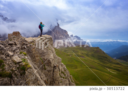 girl on a rock 30513722