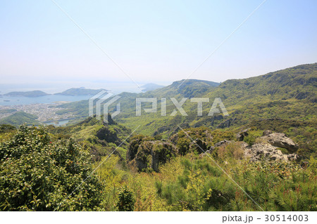 香川県小豆島町 寒霞渓 三笠広場展望台からの風景 香川県小豆島町 寒霞渓 三笠広場展望台からの風景 30514003