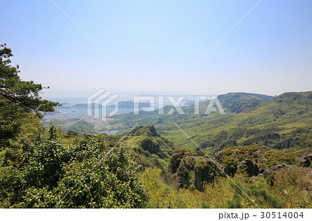 香川県小豆島町 寒霞渓 三笠広場展望台からの風景 香川県小豆島町 寒霞渓 三笠広場展望台からの風景 30514004