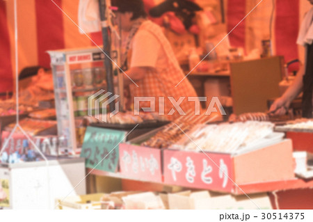 露店・お祭りイメージ(ボケ表現) 露店・お祭りイメージ(ボケ表現) 30514375