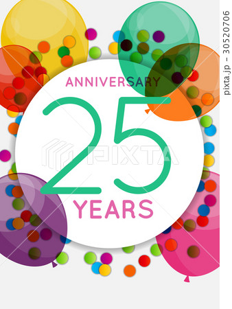 Template 25 Years Anniversary Congratulations Template 25 Years Anniversary Congratulations 30520706