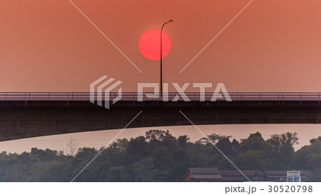 Thai-Lao friendship bridg at Nong Khai Thailand Thai-Lao friendship bridg at Nong Khai Thailand 30520798