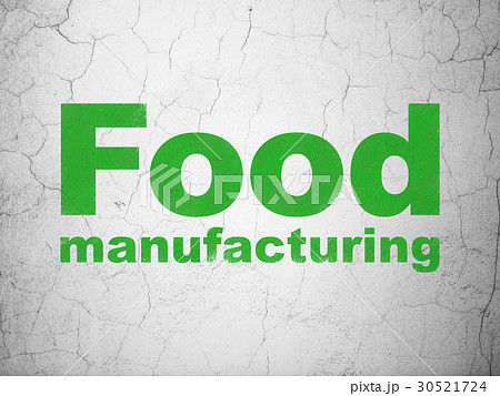 Industry concept: Food Manufacturing on wall 30521724