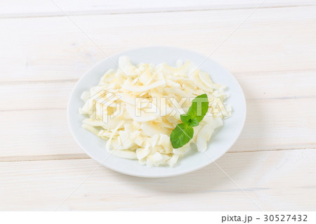 plate of coconut chips 30527432