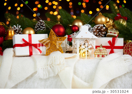 christmas decoration, gifts, holiday concept christmas decoration, gifts, holiday concept 30531024