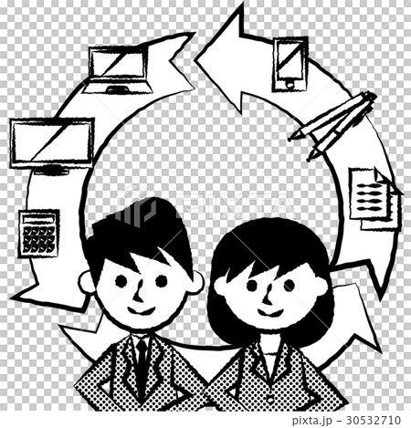 Worker male female upper body 30532710