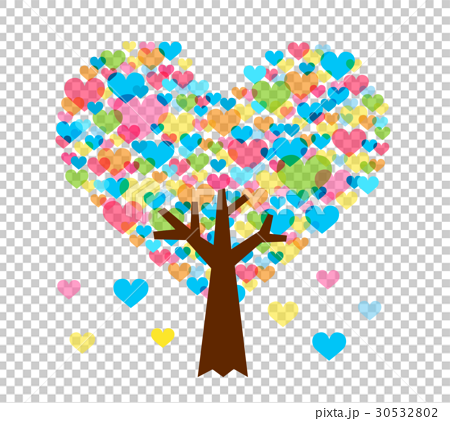 Heart tree - Stock Illustration [30532802] - PIXTA