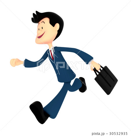 走るサラリーマン 30532935