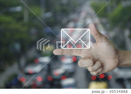 Mail icon, Contact us concept Mail icon, Contact us concept 30534888
