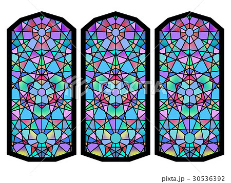 Stained Glass Stock Illustration