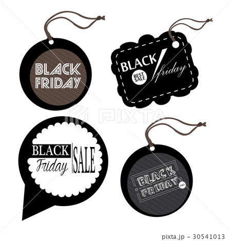 Set of black friday labels 30541013