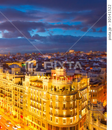 Madrid at twilight, Spain 30541522
