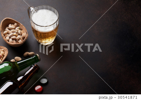 Lager beer and nuts Lager beer and nuts 30541871