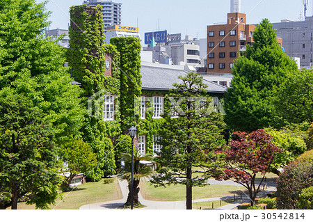 立教大学の本館と池袋の街並み 立教大学の本館と池袋の街並み 30542814