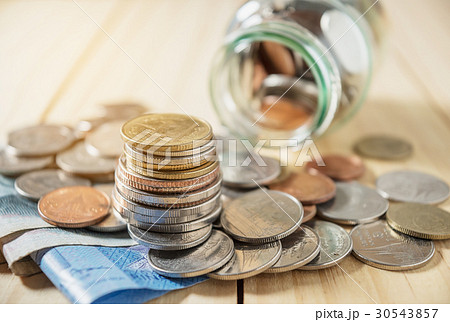 Saving money and account banking finance concept Saving money and account banking finance concept 30543857