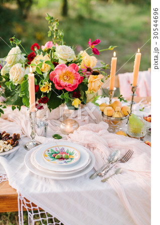 picnic, food, summer, holiday concept - close-up 30544696