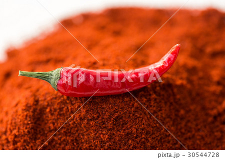 chili red hot pepper, concept of popular spice - 30544728