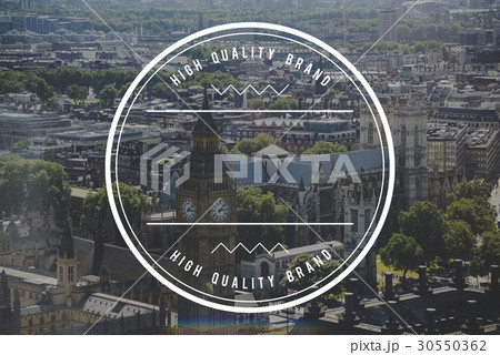 High Quality Brand Badge Banner Copy Space 30550362