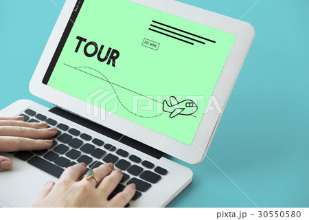 Holiday Destination Tour Travel Plane Symbol Holiday Destination Tour Travel Plane Symbol 30550580