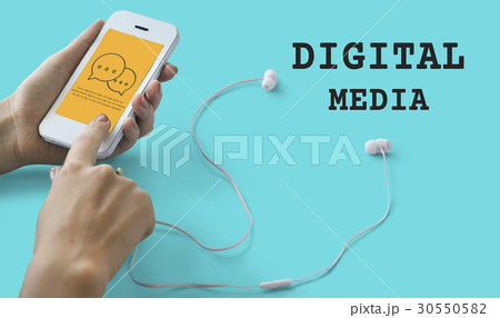 Digital Connection Technology Social Media 30550582