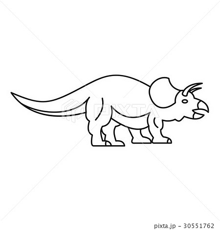 Styracosaurus dinosaur icon, outline style Styracosaurus dinosaur icon, outline style 30551762