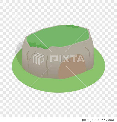 Sigiriya rock, Sri Lanka isometric icon Sigiriya rock, Sri Lanka isometric icon 30552088