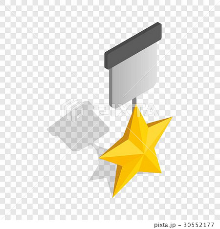 Order with star isometric icon 30552177