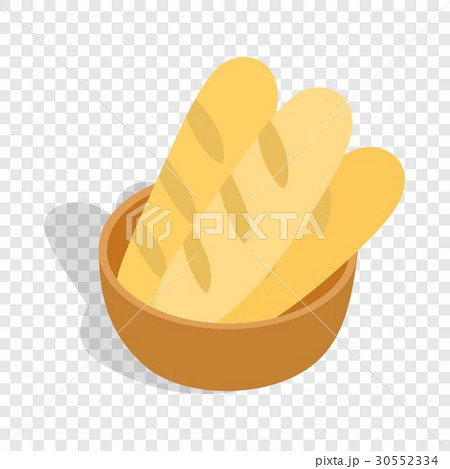 Fresh loaves isometric icon 30552334