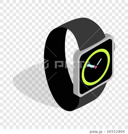 Wristwatch isometric icon 30552804