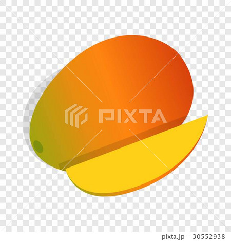 Mango fruit isometric icon Mango fruit isometric icon 30552938