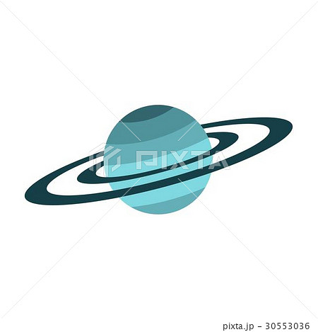 Saturn icon, flat style Saturn icon, flat style 30553036