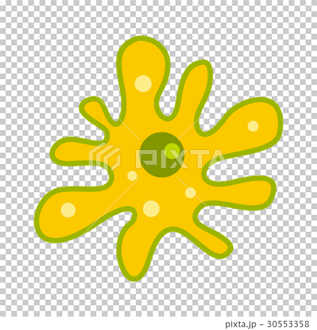 Amoeba icon, flat style 30553358