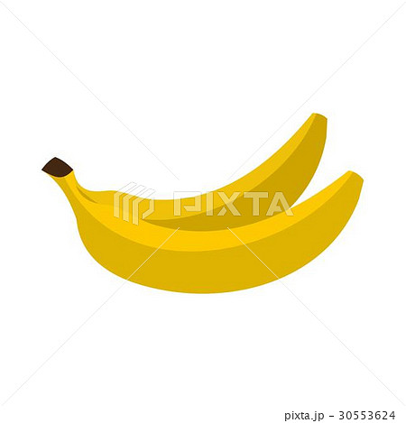 Banana icon, flat style 30553624