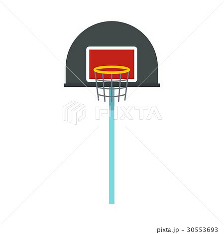 basketball backboard and hoop icon image vector illustration