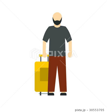 Arabic man icon, flat style 30553705