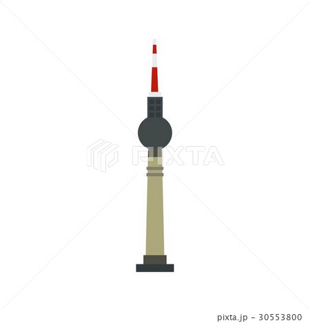 TV tower, Berlin icon, flat style 30553800