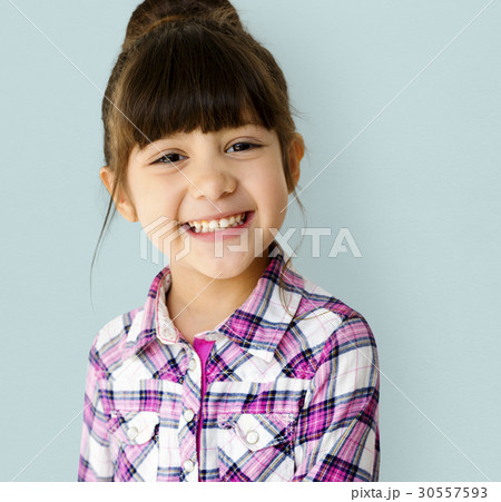 Young asian girl cheerful head and shoulder smiling portrait Young asian girl cheerful head and shoulder smiling portrait 30557593